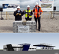 DUNKERQUE-PORT: LAYS FIRST STONE OF NEW CROSS-CHANNEL TERMINAL
